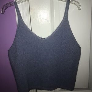 Blue Sweater Tank